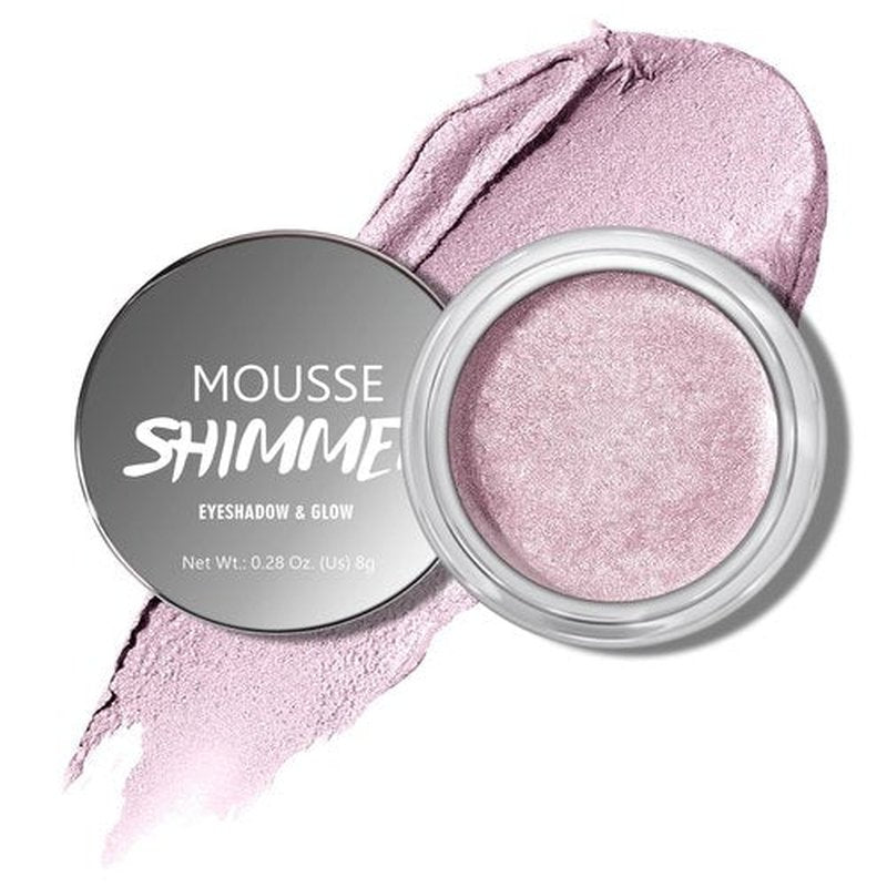 KYDA Shimmer Cream Eyeshadow, Smooth Ice Cream-like Texture, Lasting High Pigmented Creamy Formula, Blendable Shimmer Finish, Face & Eyes Highlighter, Multiuse Shimmer Cream, #03