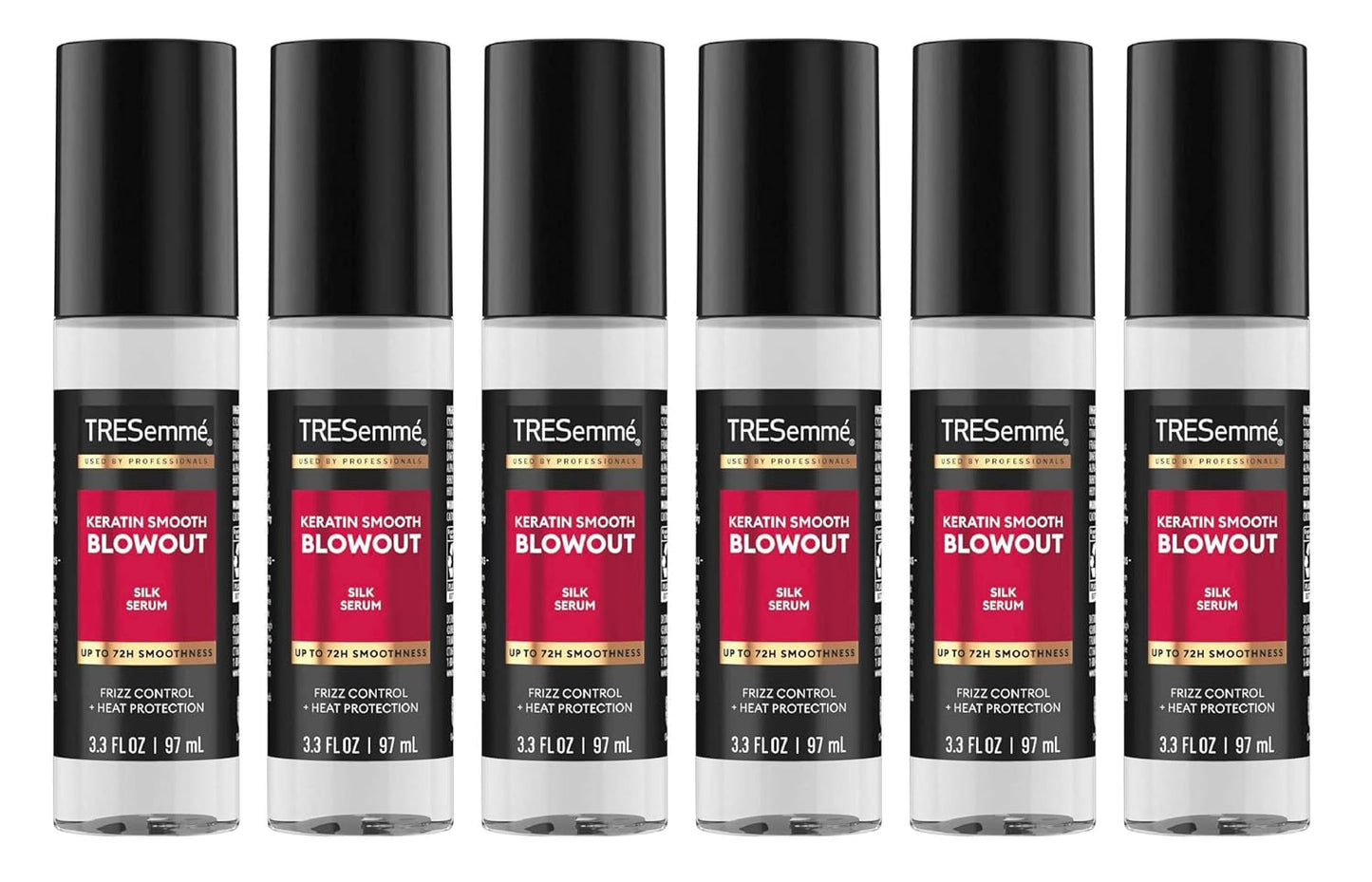 Keratin Smooth Shine Serum by TRESemme - 3.3 oz (Pack of 3) for Frizz Control
