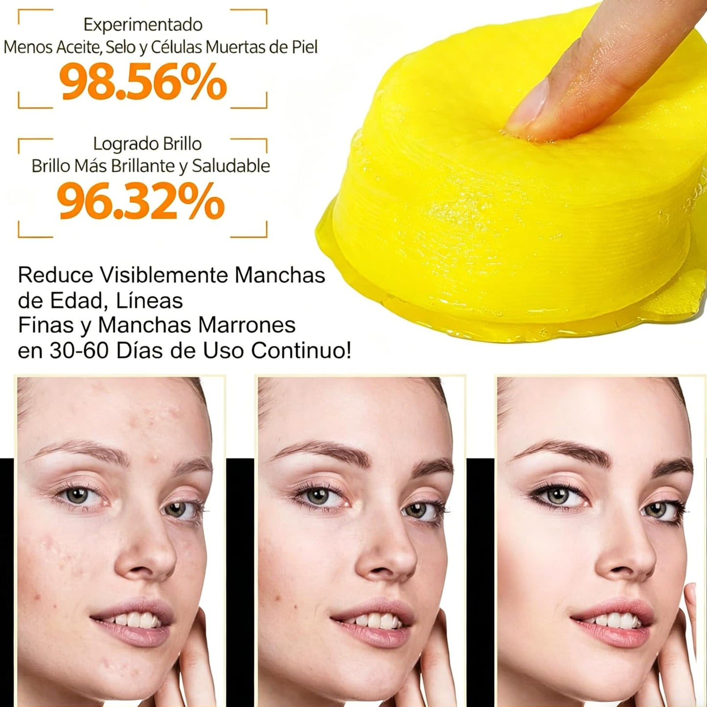 Amococo Turmeric & Kojic Acid Cleansing Pads, 20 Count, Chamomile for Dark Spots, Even Skin Tone, Gentle Daily Face Pads for Sensitive & Acne-Prone Skin