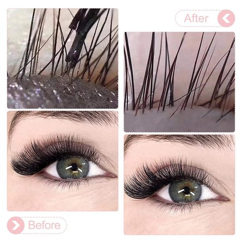 Eyelash Cleanser Concentrate 200ml Cherry Blossoms Professional Lash Shampoo Foaming Cleanser DIY Paraben & Sulfate Free Non-lrritating Wash for Extensions Lashes with Salon Home Care-Makes 20 Bottles