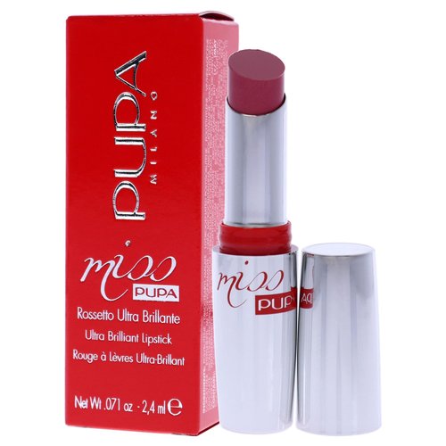 Pupa Milano Miss Milano Lipstick - Creamy, Ultra Pigmented Color For Lips - Nourishing Formula - Crystal-Effect Lipstick - Ultimate Boost Of Volume And Hydration - 102 Candy Nude - 0.071 OZ