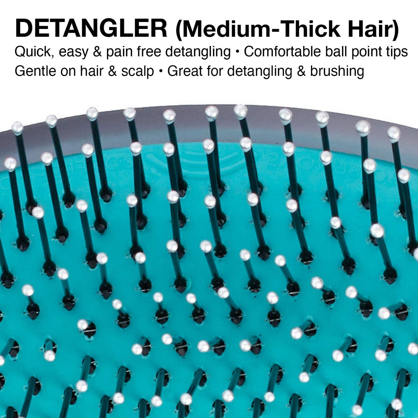 Olivia Garden OG Detangler Brush - Scalp-Massaging, Easy-Clean Design for All Hair Types