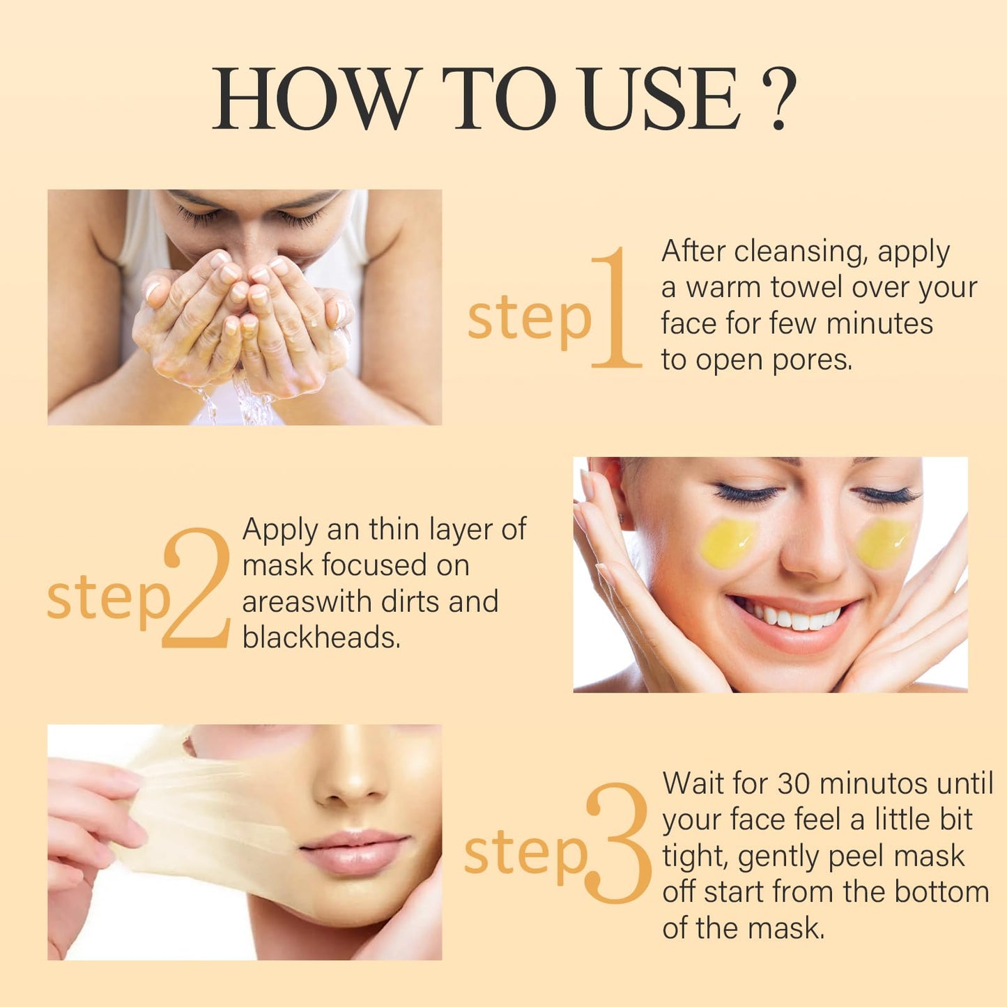SHVYOG Calendula Peel Off Face Mask, Peel Off Mask with Vitamin C Serum & Brush (100g+30ml)