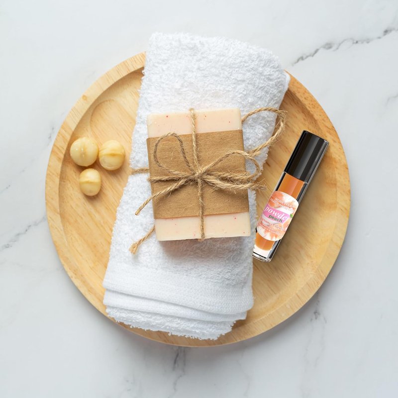 Powder Peach Fragrance Oil - Unisex Body Oil for Long-Lasting Scent