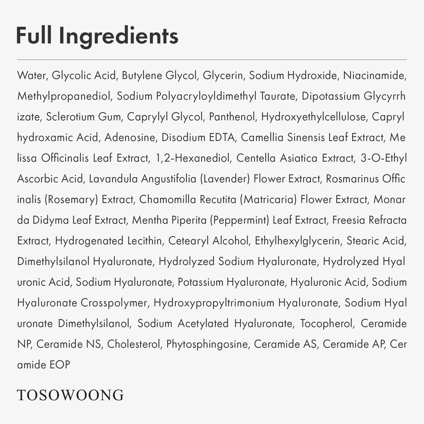 TOSOWOONG Glycolic Acid 10% Exfoliating Serum, AHA Skin Resurfacing Face Serum With Niacinamide, Vitamin E, Hyaluronic Acid For Textured Skin, Dark Spot, Glass Skin, Korean Skincare, 33 ml/1.11 fl.oz.