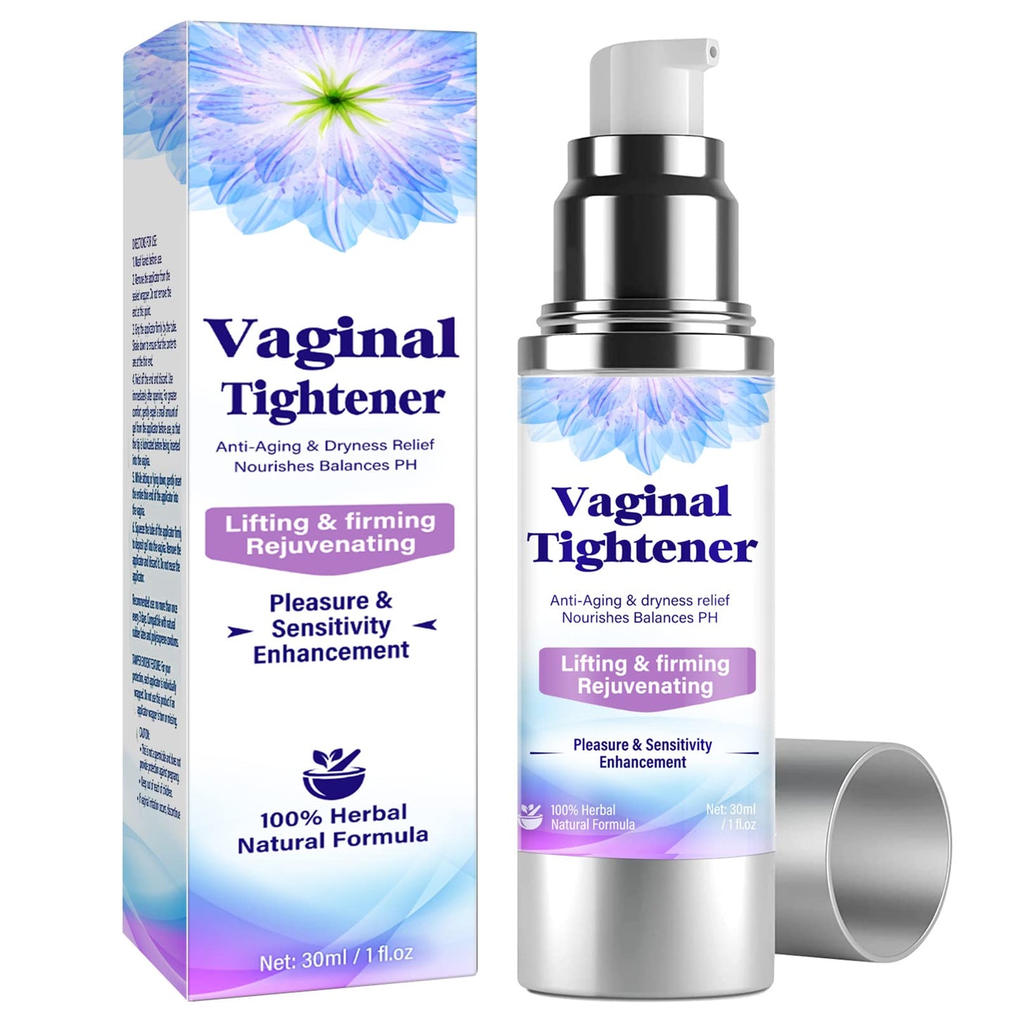 NaturePlus Tightening Cream 30ml, Gentle & Soft Hydrating Formula for Women, Daily Moisturizing Use