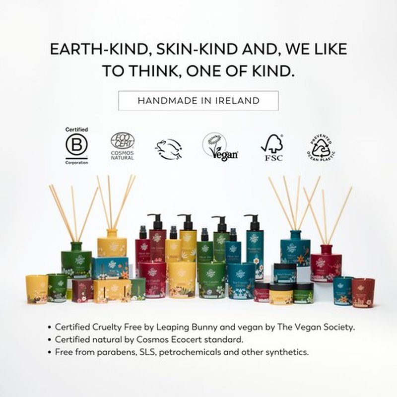 The Handmade Soap Company Shower Gel, Coriander Seed, Geranium, & Vetiver Body Wash, Liquid Bath Soap, Moisturizing Body Wash, Cruelty Free & Vegan Shower Gel, 8.5fl oz