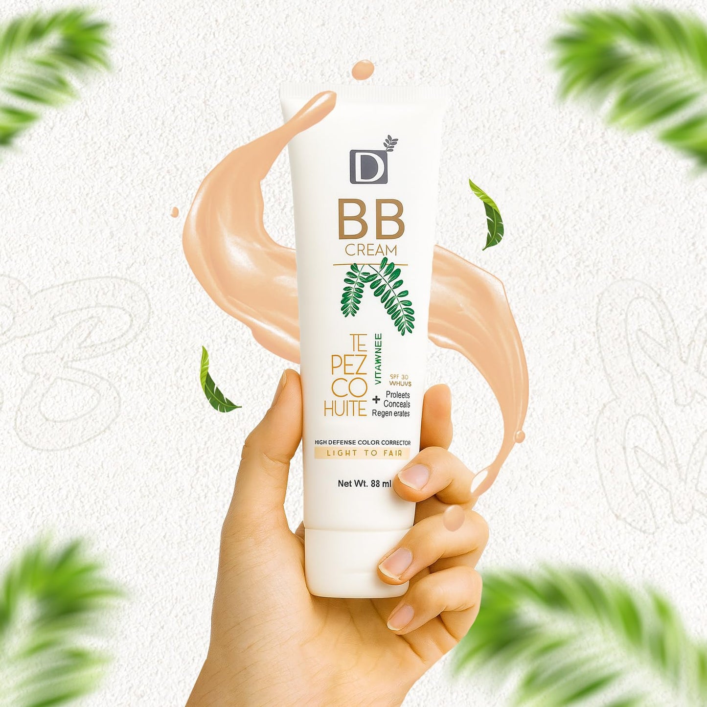 FPS 50-3 in 1 Protects, Corrects, and Regenerates | With Tepezcohuite, Vitamin E, Chamomile, and Licorice | Moisturizer + Sun Protection + Bronzed Finish | Non-Comedogenic | Shine Control
