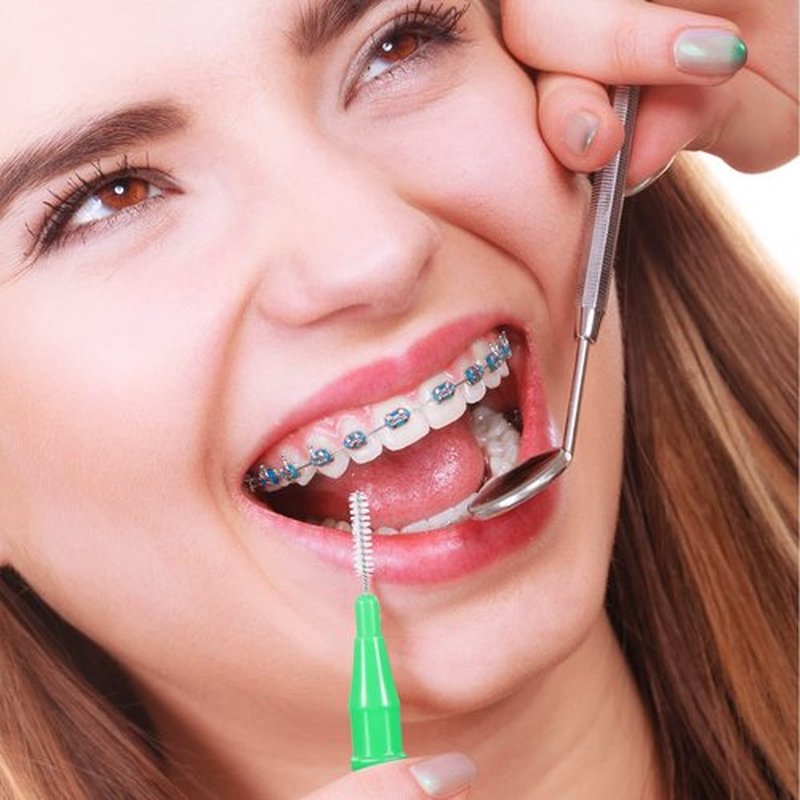 350 Pieces Interdental Brush Tooth Floss Tooth Cleaning Tool Toothpick Dental Tooth Flossing Head Oral Dental Flosser Teeth Soft Dental Picks Refill Dental Flosser Toothpick Cleaners (Cute Colors)
