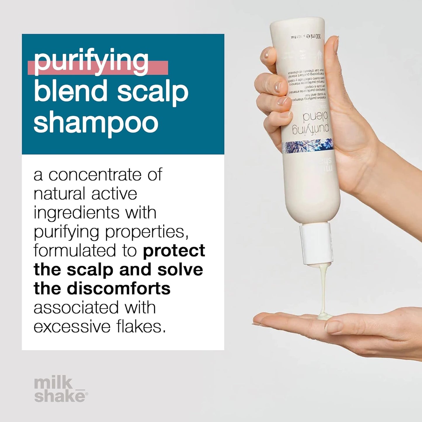 Purifying Blend Shampoo for Oily Hair - milk_shake Deep Cleansing Formula