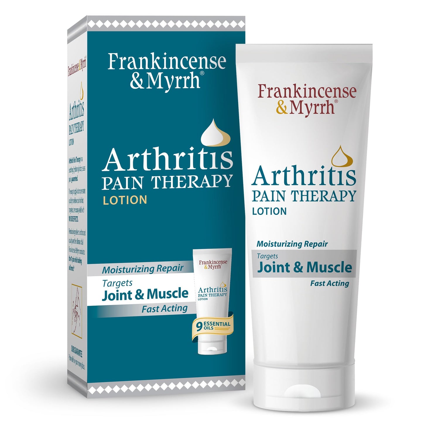 Frankincense & Myrrh Arthritis Pain Therapy Lotion, Joint & Back Relief 3oz