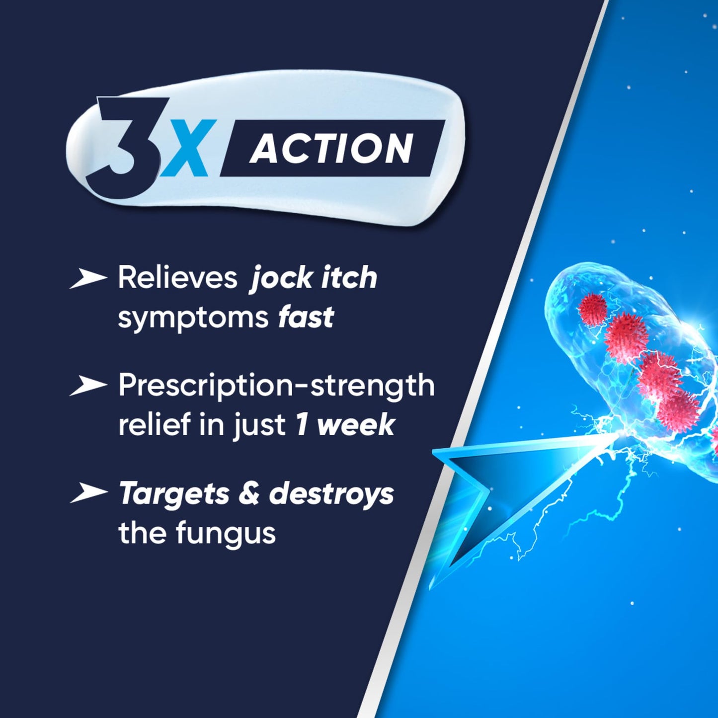 Lamisil Jock Itch Antifungal Spray, 1 Week Jock Itch Treatment, Clinically Proven Fast and Effective Symptom Relief of Itching, Burning, Redness, 4.2 oz (120 g)