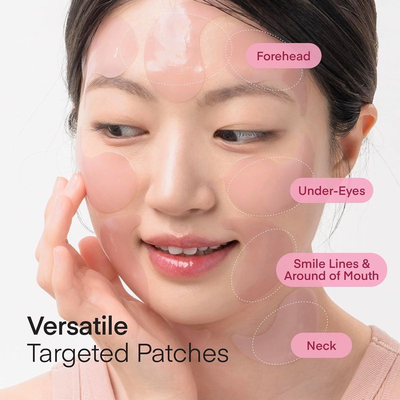 Korean Collagen Mask Set - 3-Piece Bio-Collagen Face Masks, Night Peel-Off & Eye Patches for Hydration | 100ml & 60 pcs