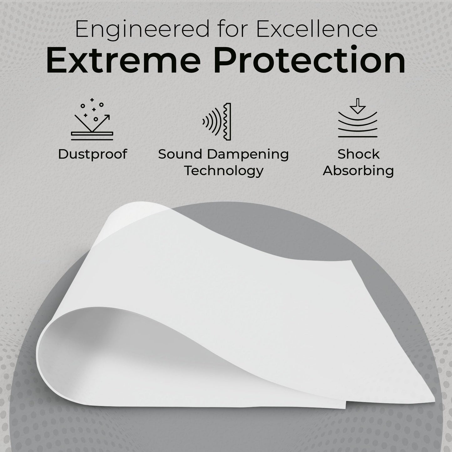 Exactly Rubber - Translucent Silicone Sheet, 50A Durometer, Semi Clear, -80 to 450F Resistant, Food-Grade Placemat, 450% Elongation, Made in USA, 1/16 x 9" x 12"
