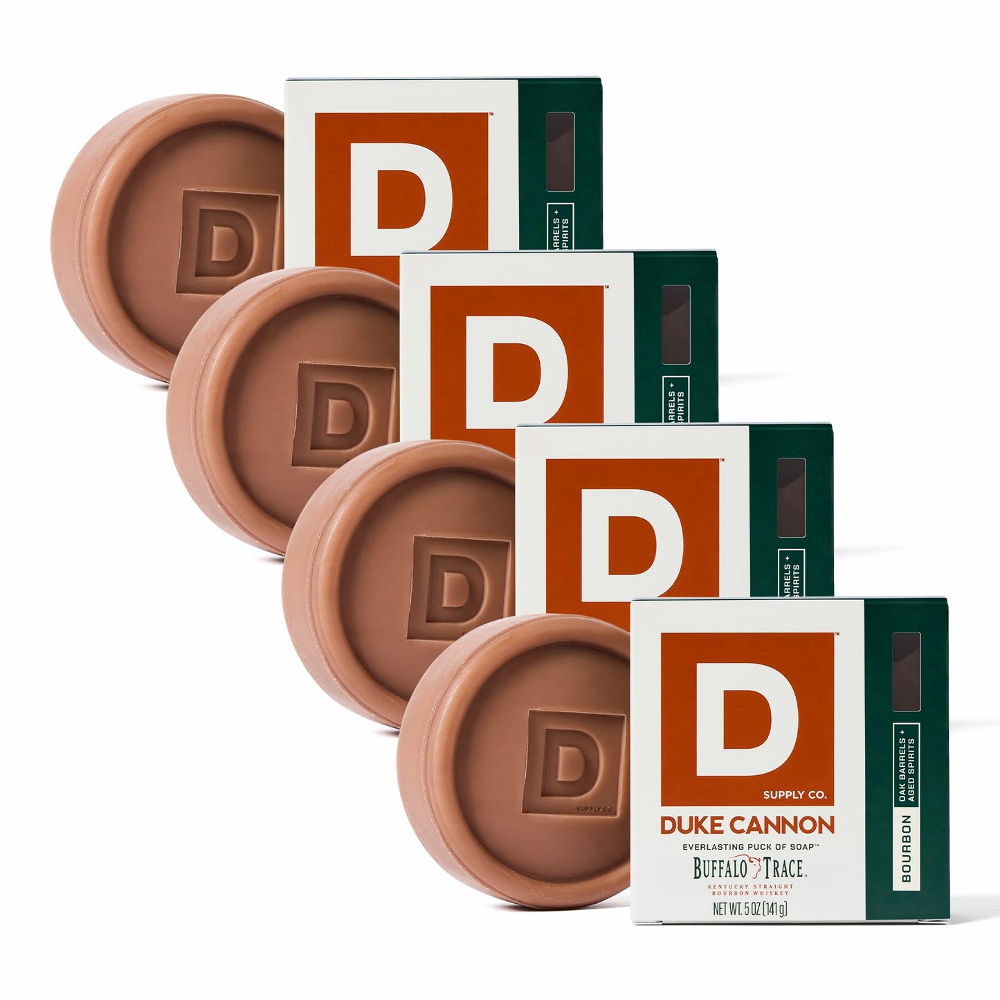 Duke Cannon Supply Co. Puck Soap Bundle Men’s Rounded with Masculine Scents, Hydrating Disc-Shaped