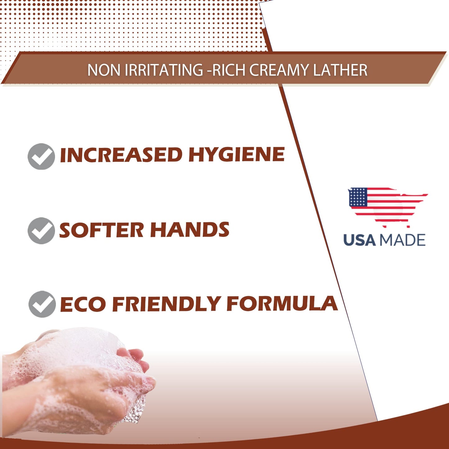 GreenFist Foaming Hand Soap Refills Cinnamon Scent Jug Foam Refill Made in USA, 128 ounce (1 Gallon)