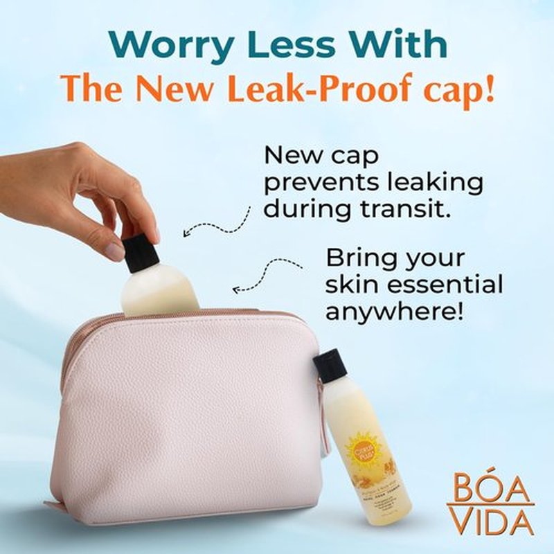 Deodorizing Citrus Plus Elder Shampoo and Body Wash by BoaVida with new leak-proof caps, Soap Made with Persimmon to Treat the Presence of Nonenal and Remove Old Person Smell, 8 oz