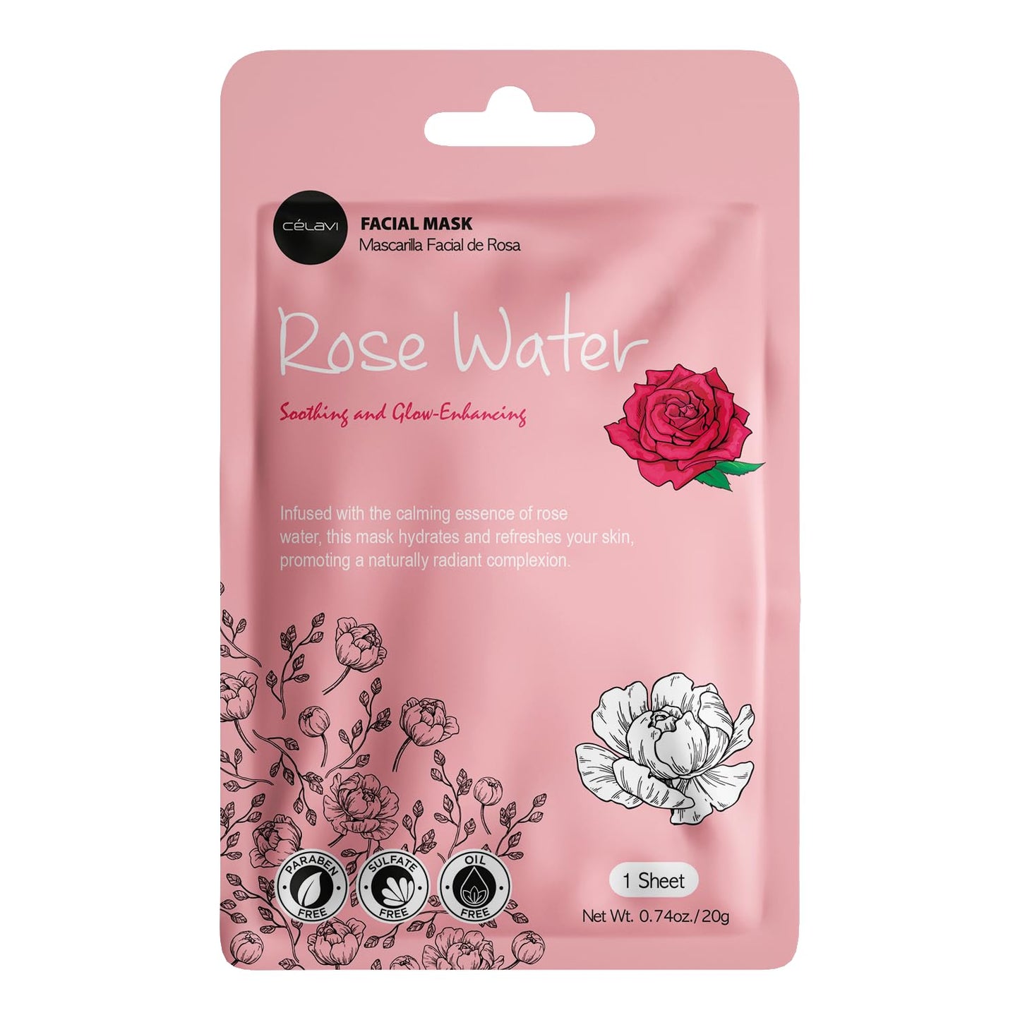 Celavi Face Mask Sheet 12 Pacl K-Beauty Skincare Korea Skin Care Moisturizing Facial