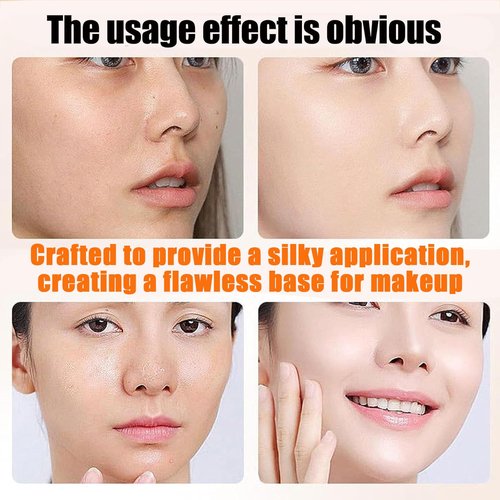 XIRUJNFD Moisturizing Brightening Concealer Smooth Tone Up Cream, Crema De Maquillaje Coreana, Corrector Iluminador Hidratante Crema TóNica Suave (2Pcs)