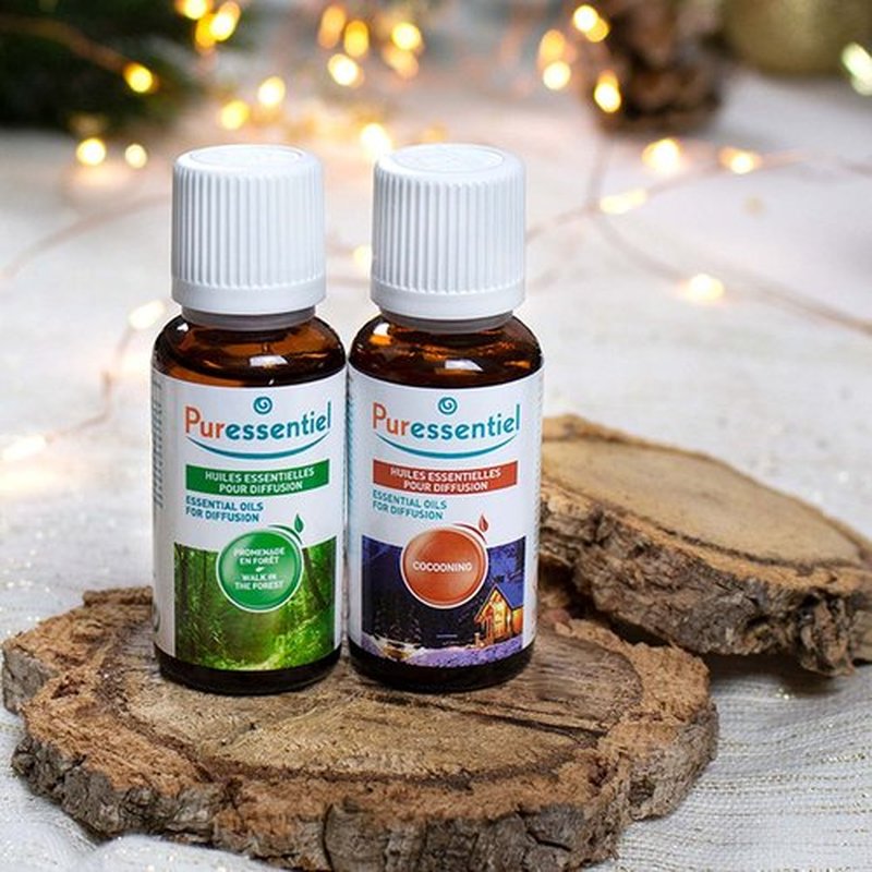 Puressentiel Cocooning Essential Oil Diffusing Blend, Aromatherapy Relief, Calming - 100% Pure & Natural - Therapeutic Grade, Premium & Certified Quality - Made in France – 1.01 fl oz (Pack of 2)