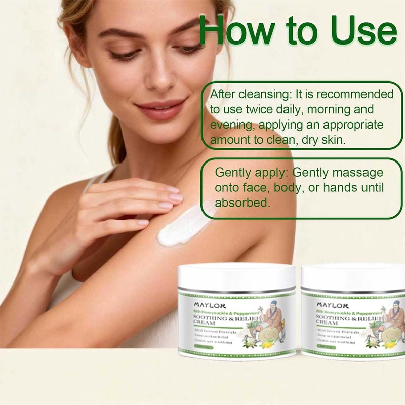 Soothing Moisture Cream for Sensitive & Dry Skin - Fragrance-Free Hydrating Lotion | 1.06 oz
