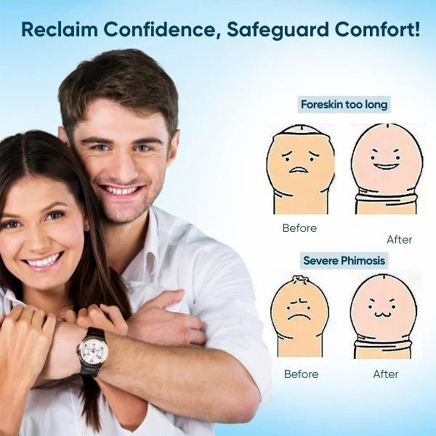 Biancat BruteCo Redundant Prepuce Corrector Gel, Professional Redundant Prepuce Corrector Gel (4 Pack)