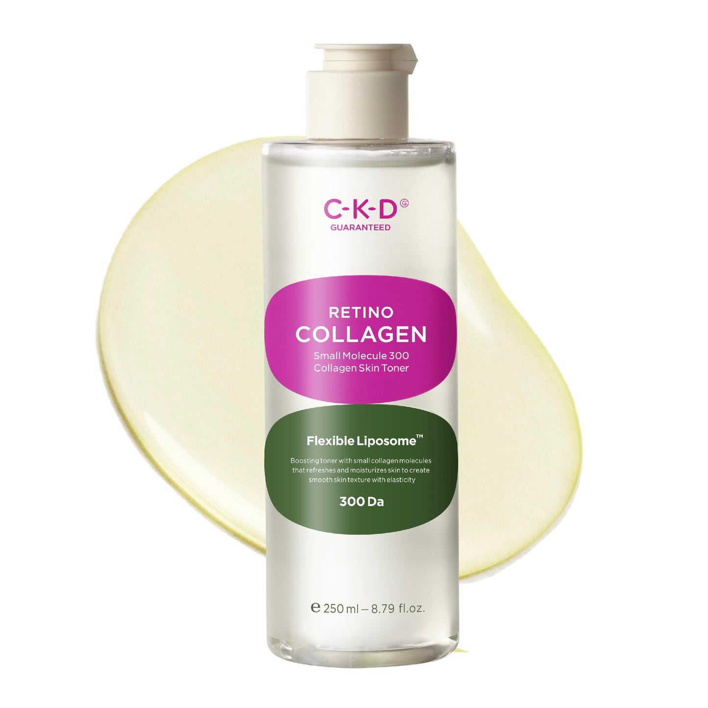 CKD Retinal Collagen Skin Toner - Gentle Daily Korean Toner for Hydrating and Smoothing and Skin Texture Improvement. Suitable for Sensitive and Dry Skin. Korean Skin Care. 8.79 fl oz