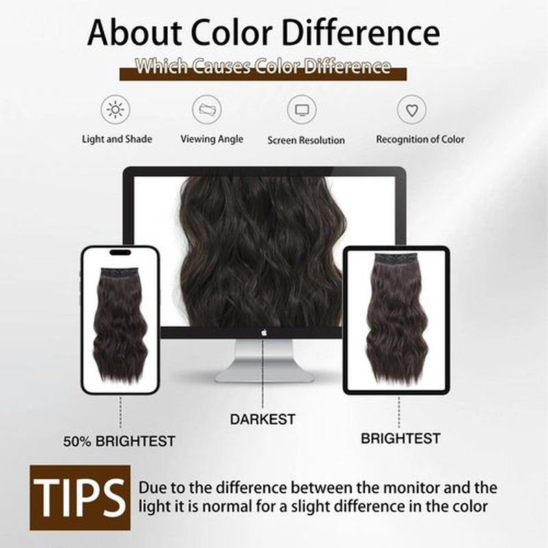 Hair Extensions Long Wavy Clip In Hair Extensions Bleach Blonde Synthetic Hair Extensions Clip Ins 4PCS Thick and Blend Well Fiber Hairpieces for Women
