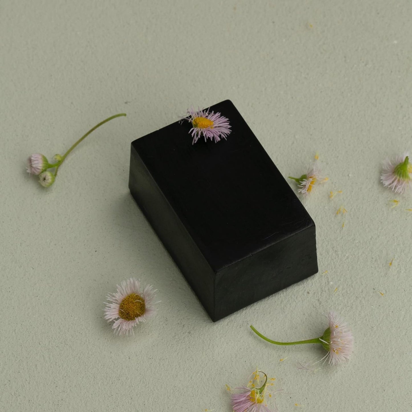 Summer Solace Tallow Soap Bar All-Natural Face & Body Wash Brick Exfoliating Deeply Cleansing & Soothing for Dry, Hardworking Hands Activated Charcoal Bar Soap 3.5oz (Gardeners)