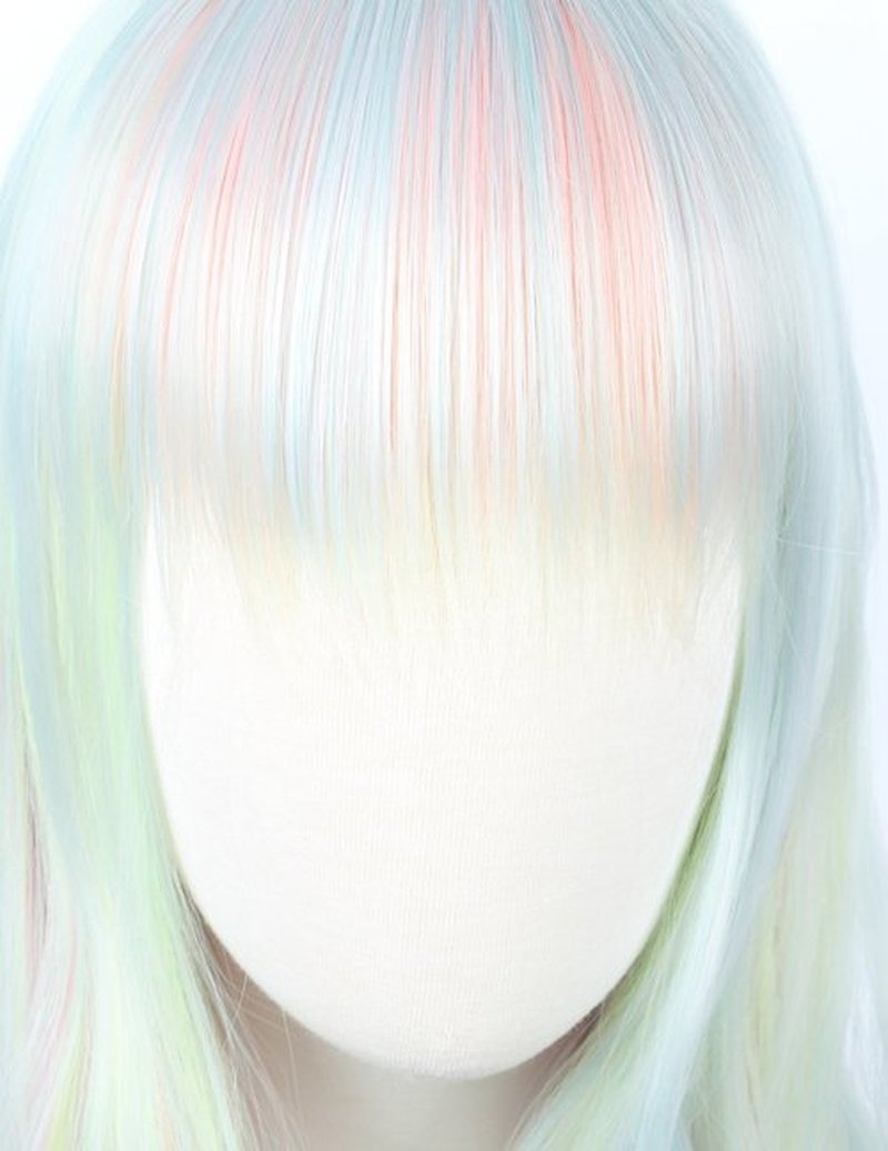 Linfairy Long Wave Ombre Cosplay Wig Halloween Costume Diamond Wig for Women