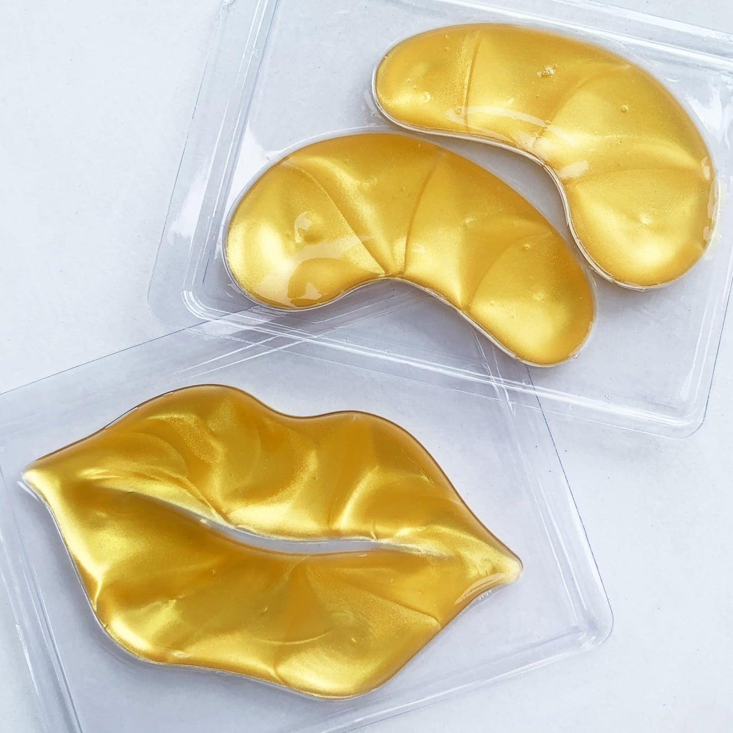 Adofect 40 Pairs Collagen Crystal Lip Mask & Eye Mask Set for Skin Care, Revitalizing, Hydrating, Traveling, Valentines Day Gifts, Bachelorette Party Accessories, Bridesmaid Gifts, Cheer Gifts