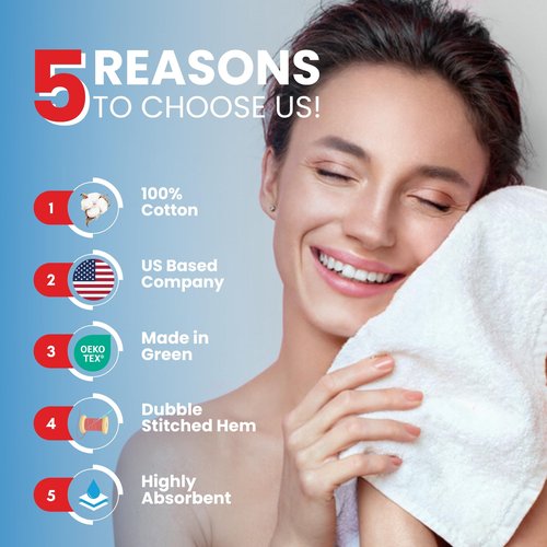 Infinitee Xclusives Premium Wash Cloths for Showering [13x13] – 100% Cotton Washcloths [Pack of 12], Soft and Absorbent Face Towels for Bathroom Wash Clothes, Gym, and Spa |Burgundy|