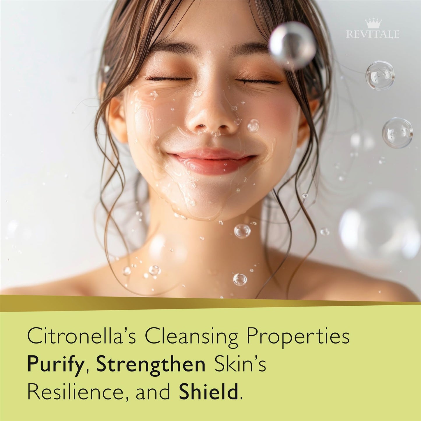 REVITALE Advanced Citronella & Lemongrass Soap – Purifying & Soothing Bar for Fresh, Protected Skin