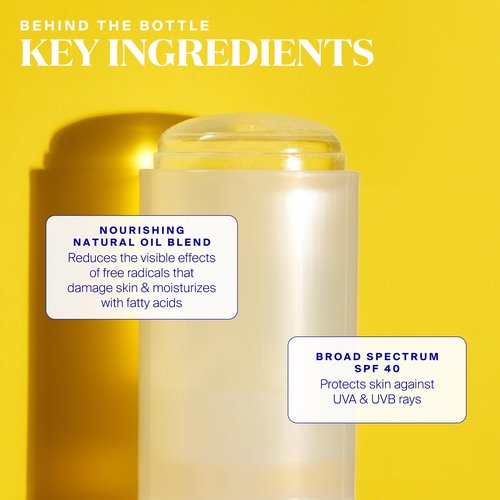 Supergoop! Glow Stick - 0.7 oz, Pack of 2 - SPF 50 PA++++ Dry Oil Sunscreen Stick for Face & Body - Hydrates for a Healthy Glow - Mess Free, Travel Friendly