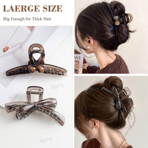 Sppry Hair Claw Clips for Women Thick/Thin Hair Set of 5 PCS