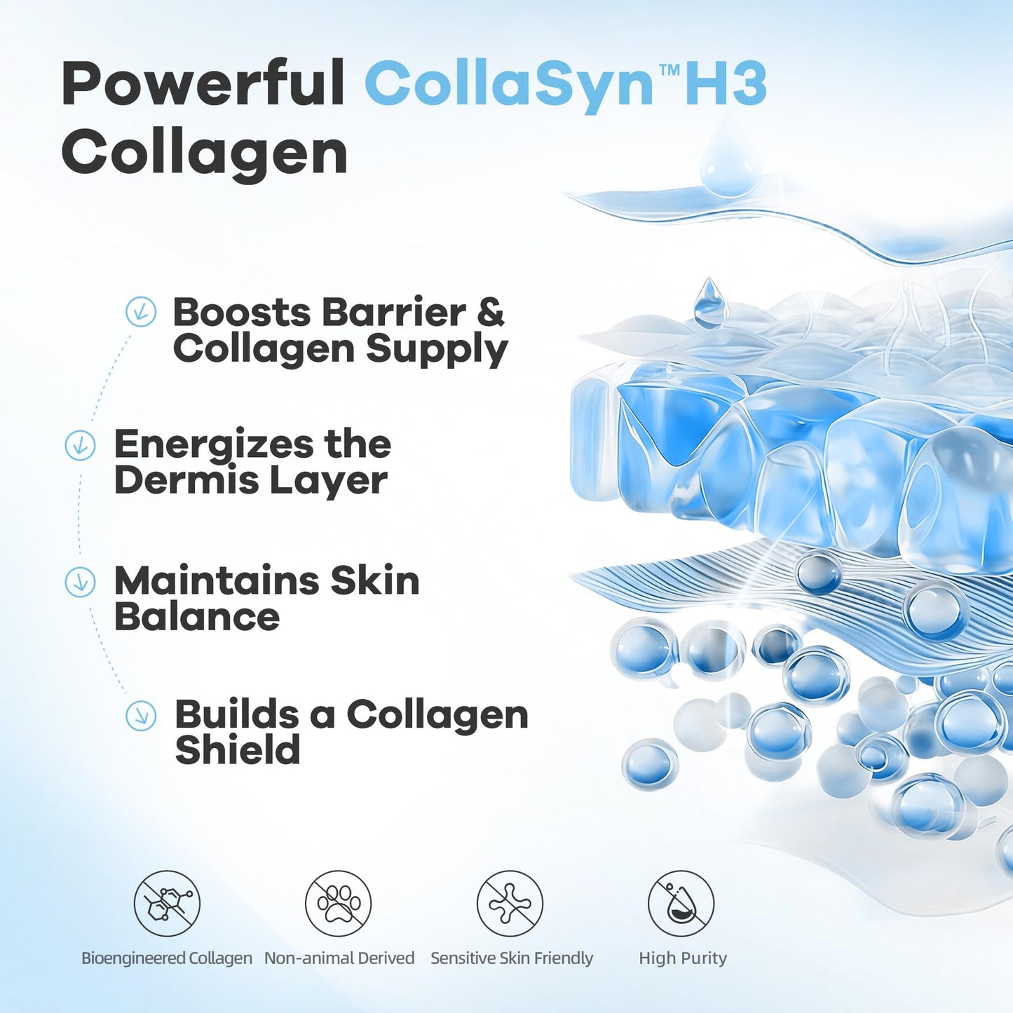 Aviray Recombinant Collagen Face Serum - Barrier Repair Serum - 50G-S1