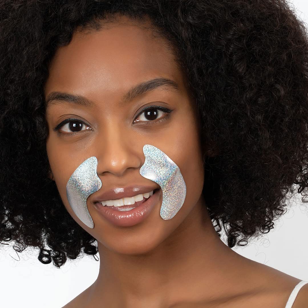 MISS SPA Smile Line Patches, Hydrating Smoothing Smile Lines Masks, Face Wrinkle Patches, Anti-Aging Serum Hydrogel Patches, Face Tape (4 Pairs)