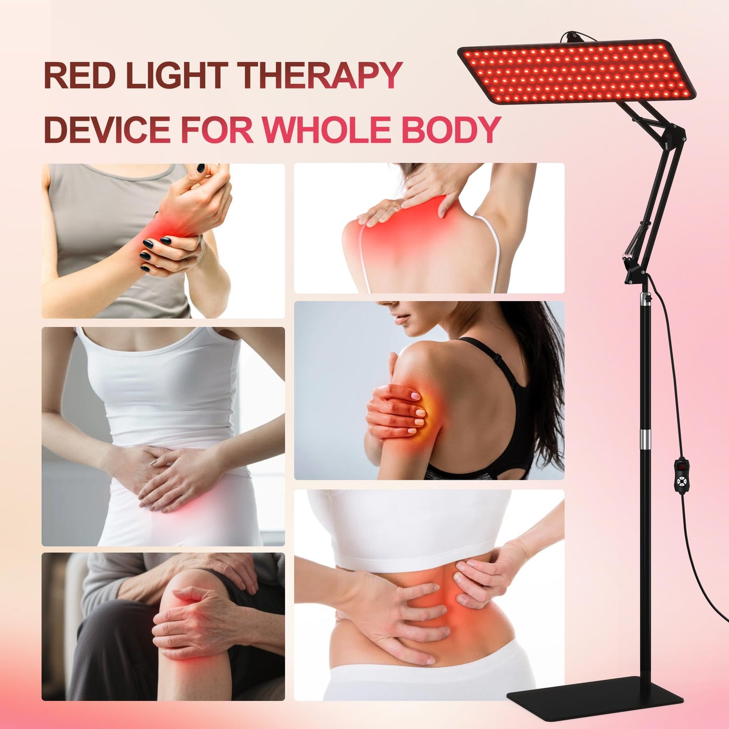 Morfone Red Light Therapy for Body Face Tri-Wavelength 660nm, 850nm, 940nm