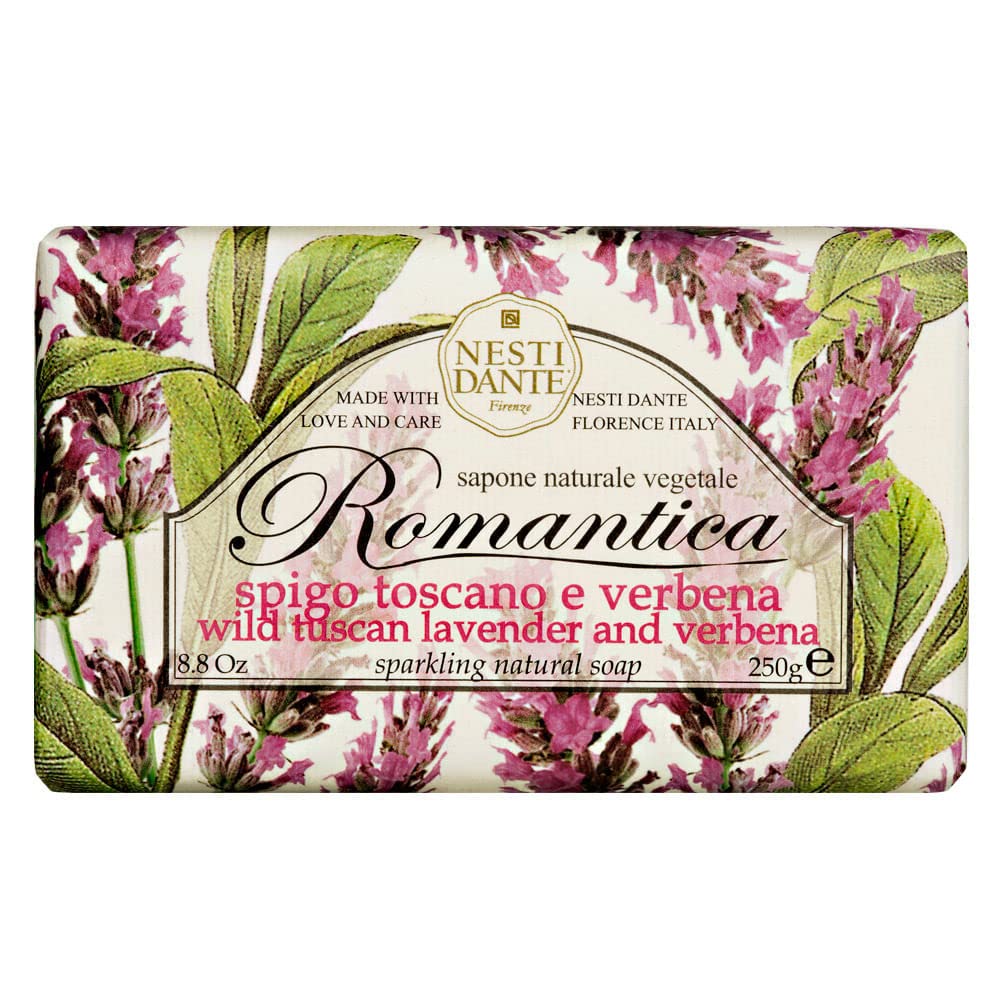 Nesti Dante Romantica Sparkling Natural Soap - Wild Tuscan Lavender & Verbena 250g/8.8oz