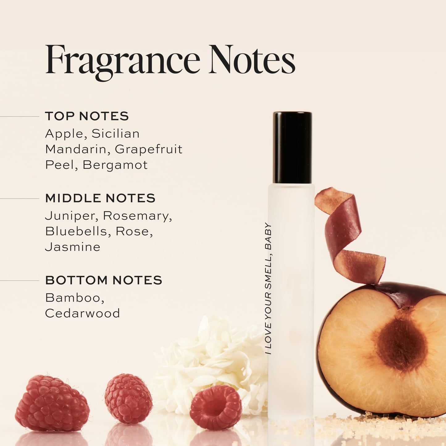 DIME Beauty I Love Your Smell, Baby Travel Perfume, Sparkling Berry Perfume for Women with Sparkling Pomegranate, Sweet Red Berries & Vanilla, Eau de Toilette Spray, Vegan, 0.34 oz / 10 ml