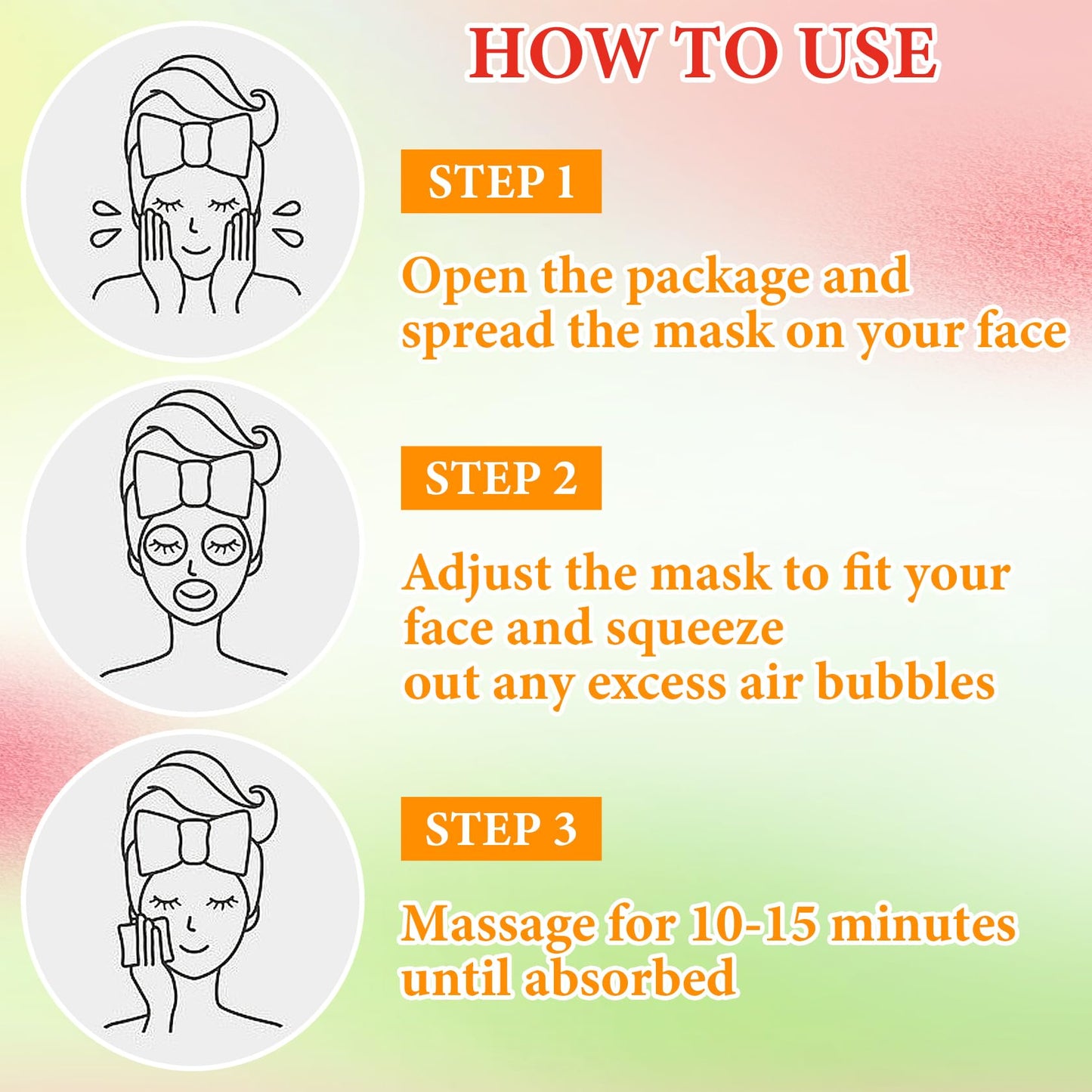 10 Pack Variety Facial Sheet Masks Skin Care Set, Hydrating Bulk Sheet Face Masks Skincare Gifts Set for Women Men, Long Lasting Moisturizing Face Mask Skincare for All Skin Type（14)