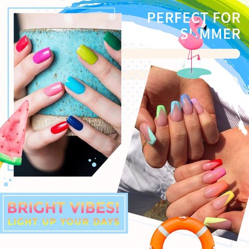 Gellen Gel Nail Polish, 16 Colors Gel Nail Polish Set, U V Gel Polish Set with Gel Top and Base Coat, All Season Gel Nail Polish Kit for Gift