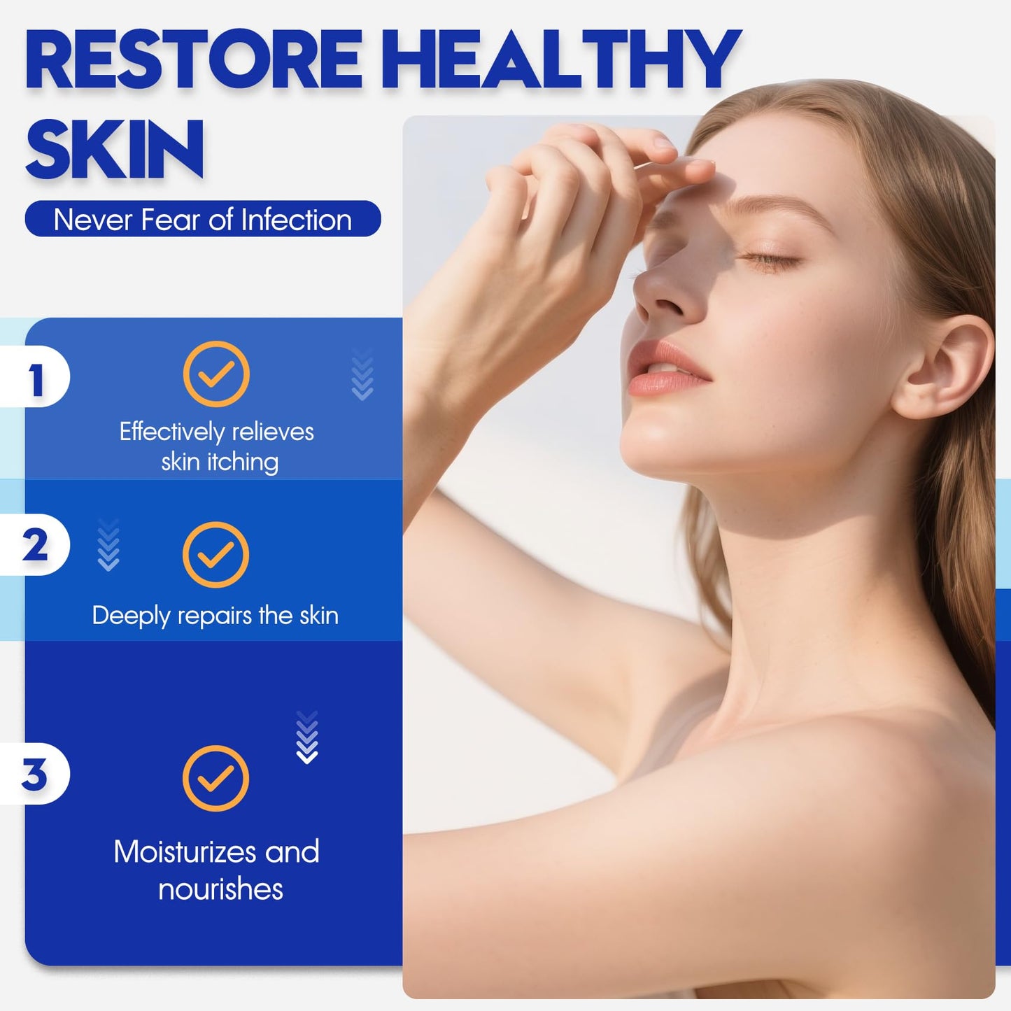Eczema Relief Cream - Eczema Cream for Adults - Relief for Itchy, Red Skin & Repairs Skin Barrier - Sensitive & Dry Skin - Ideal for Eczema Rash, Radiation Repair, Daily Moisturizing (0.52 Oz)