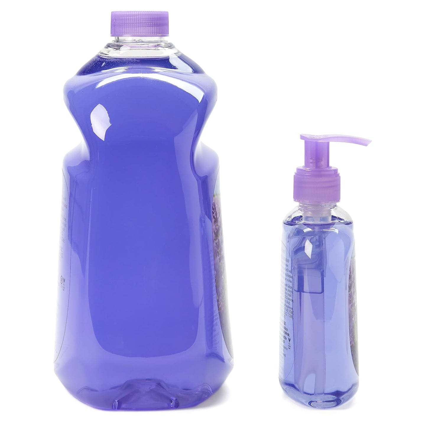 Premium Hand Soap - French Lavender Scent | 7.9 oz Bottle + 59 oz Refill - Multiple Scents Available