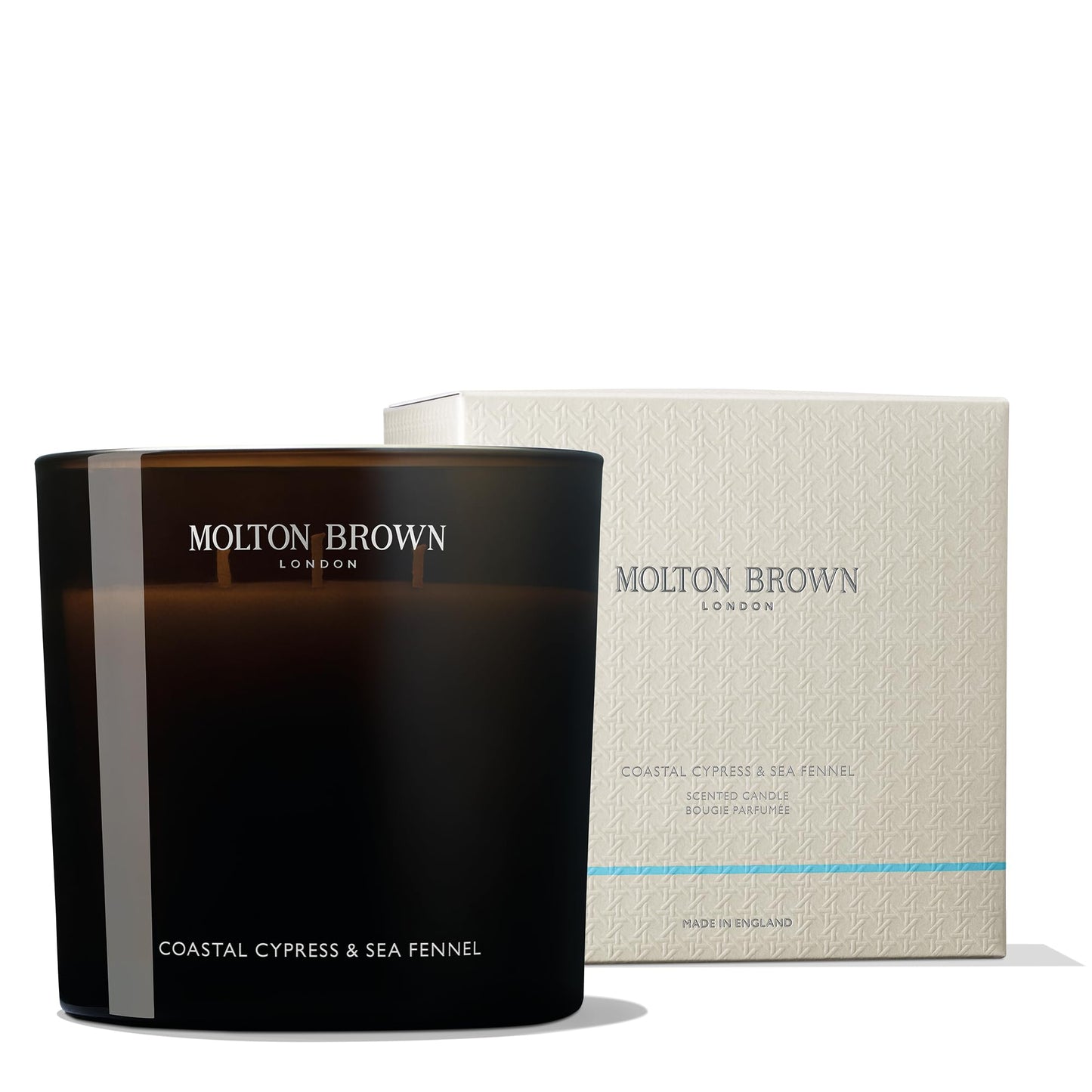Molton Brown Coastal Cypress & Sea Fennel Luxury Scented Triple Wick Candle 21 oz.