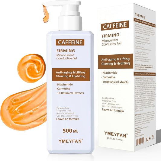 Conductive Gel for Body Sculpting - Caffeine Firming Hot Gel with Niacinamide & Botanical Extracts | 500ML, Paraben-Free