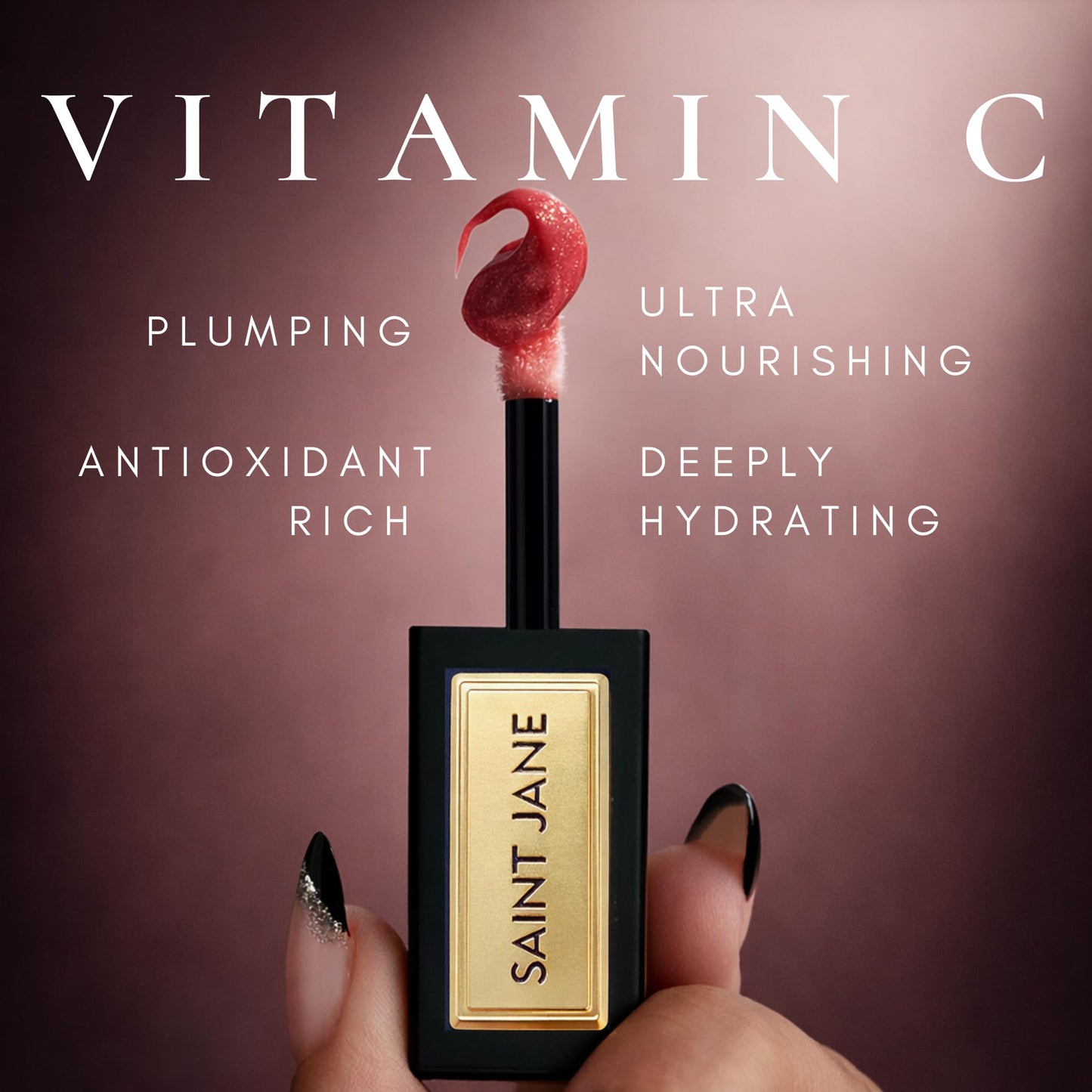 SAINT JANE - Luxury Lip Oil | Luxury, Floral-Infused, Clean Skincare (Bliss, 0.15 oz | 4.5 ml)