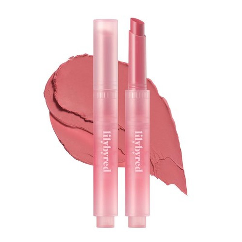 lilybyred Milky Blur Fondue Bar 1.9g - Multi-Use Blurring Balm Stick for Lips & Cheeks (02#Strawberry In Whipped Cream, 1PC)