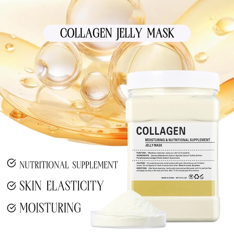 Jelly Face Mask - Hydrating Skincare for Deep Cleaning & Moisturizing | 23 Fl Oz Collagen Formula