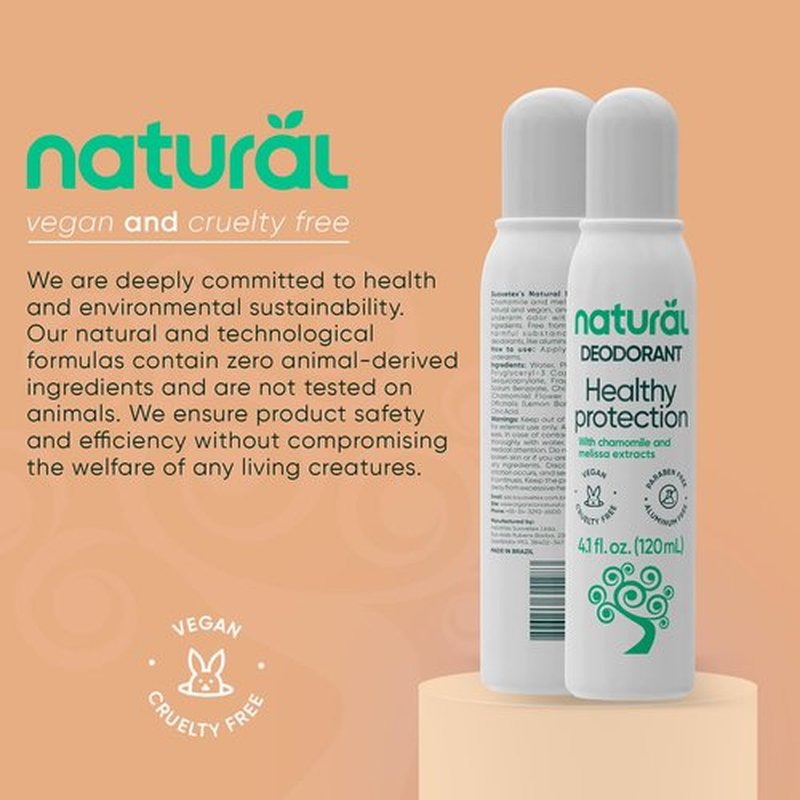 ORGANICO NATURAL Deodorant with Chamomile and Melissa Extracts - Clean & Safe Aluminum-Free Deodorant for Women & Men - Calming and Refreshing - Vegan & Cruelty-Free - 4.10 Fl Oz